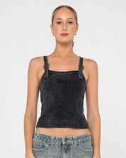 RUSTY ROXANNE BUCKLE CAMI TOP