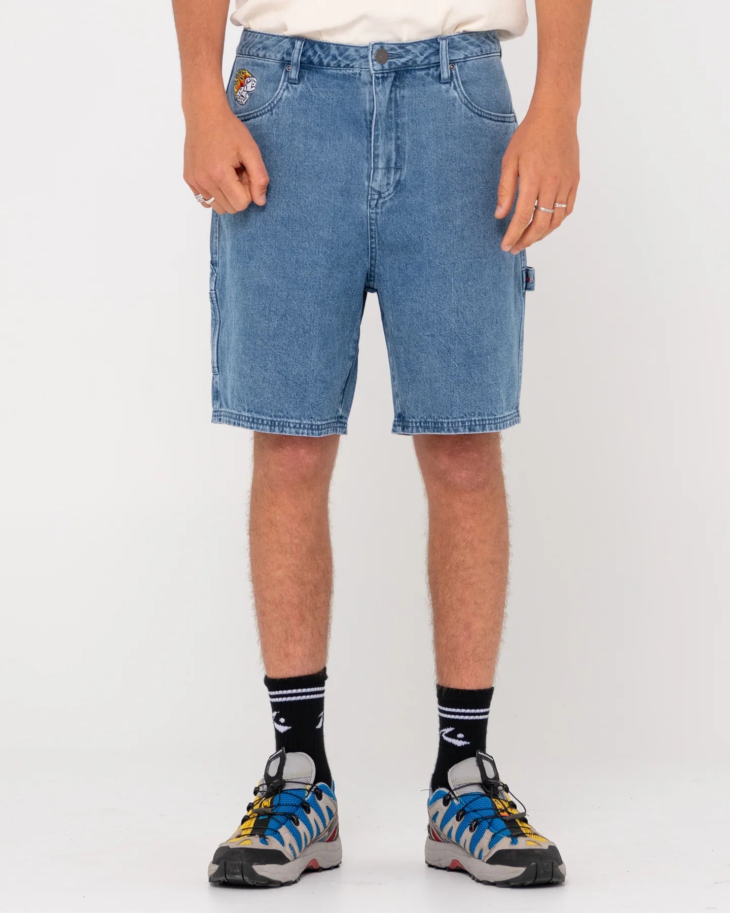 RUSTY DUNGAREE DENIM 20" JORT