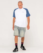 RUSTY DODGER RAGLAN TEE