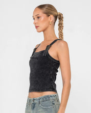 RUSTY ROXANNE BUCKLE CAMI TOP