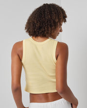 BILLABONG SUMMER LOVER TANK RETRO YELLOW