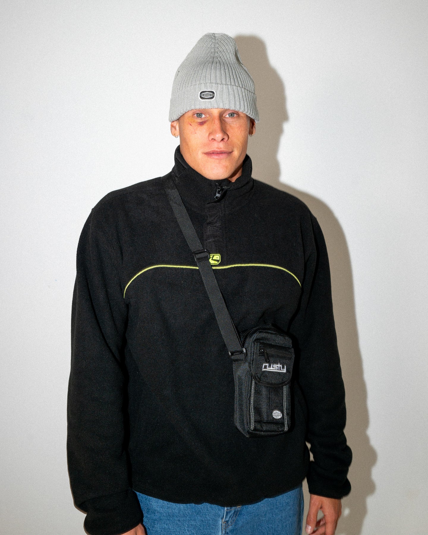 RUSTY WORLDWIDE RECYCLED BEANIE