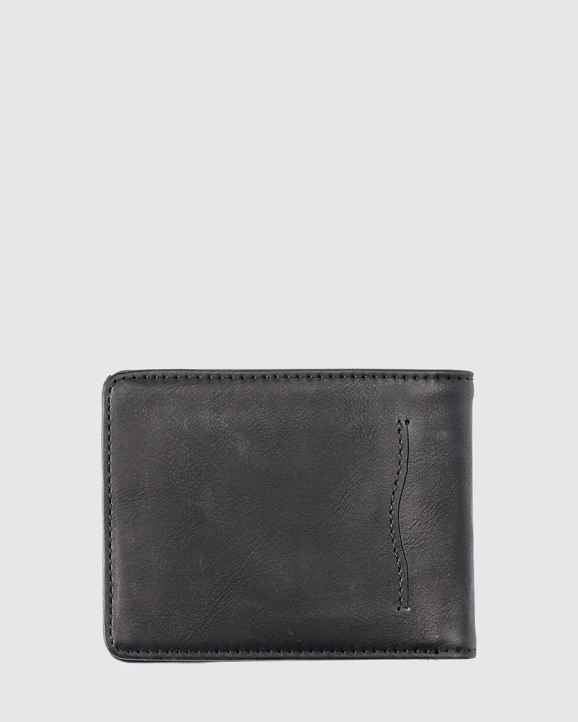 QUIKSILVER SLIM RAYS WALLETS BLACK