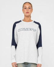 RUSTY TIMMY TARGET CONTRAST L/S TEE