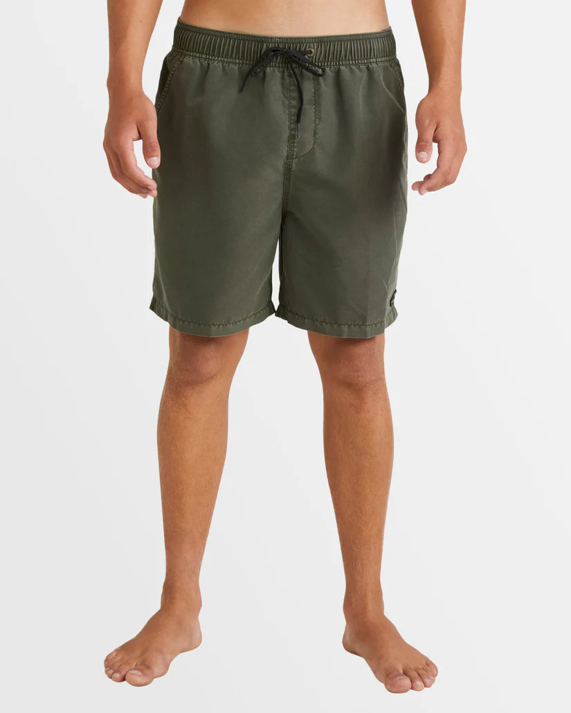 BILLABONG ALL DAY OVERDYE LAYBACK 17" BOARDSHORS - DARK MILITARY