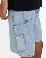 BILLABONG MENS BAD DOG DENIM SHORTS – WASHED INDIGO