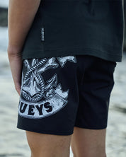 HUEYS ANCHOR BONES YOUTH 14" BOARDSHORT