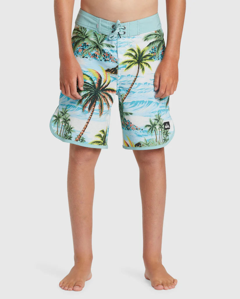 QUIKSILVER HIGHLINE SCALLOP YTH 17 BOARDIES