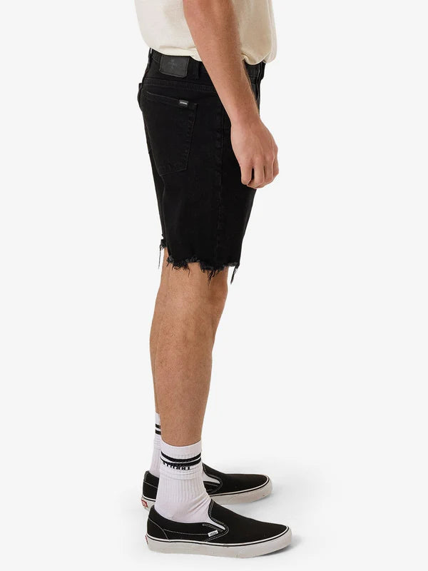 THRILLS BONES DENIM SHORT BLACK