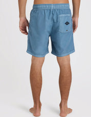 BILLABONG ALL DAY OVERDYE LAYBACK 17” BOARDSHORTS - STEEL BLUE