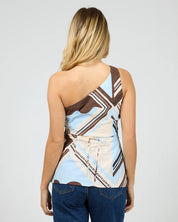 SILENT THEORY ANTIBES ONE SHOULDER TOP