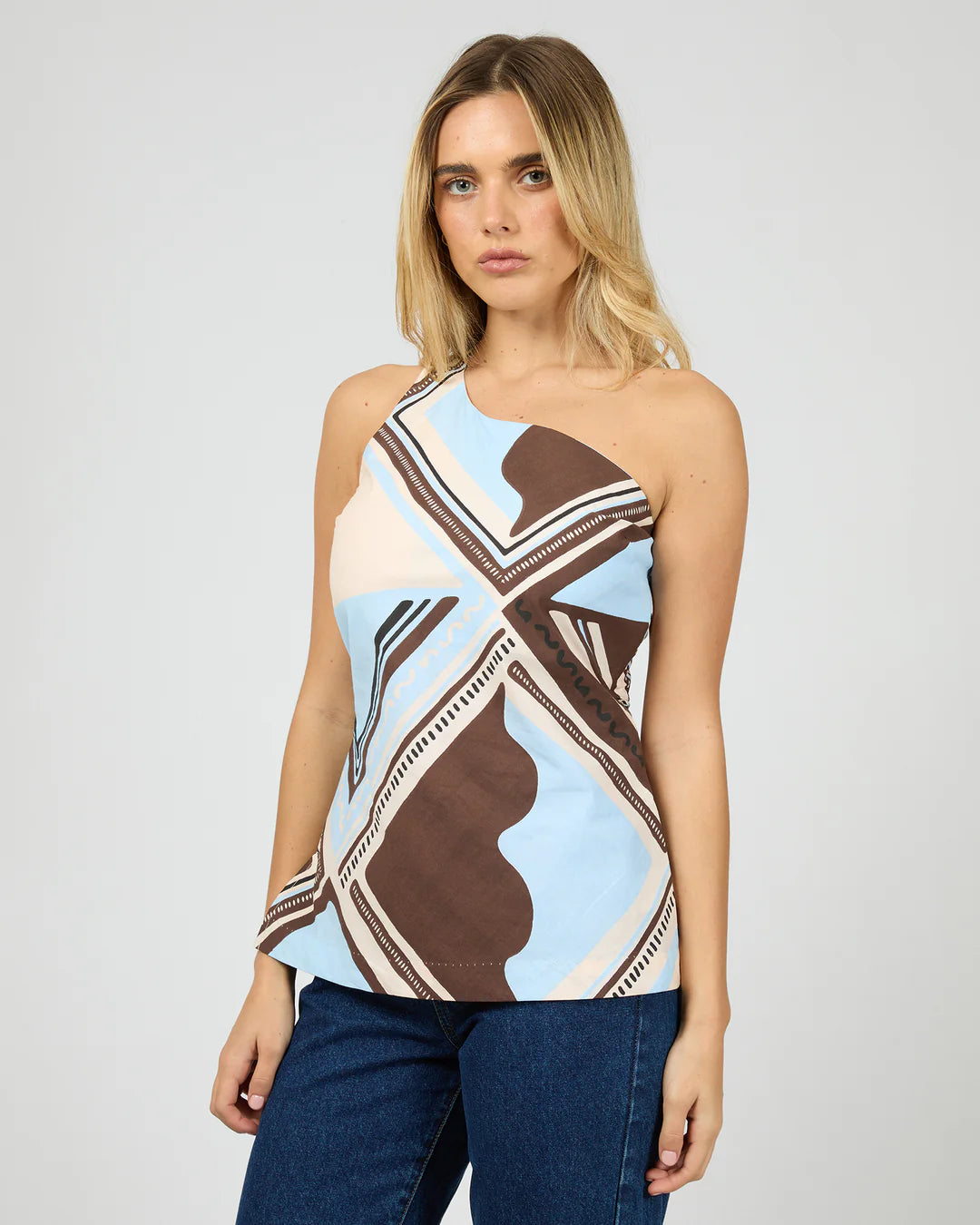 SILENT THEORY ANTIBES ONE SHOULDER TOP