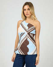 SILENT THEORY ANTIBES ONE SHOULDER TOP