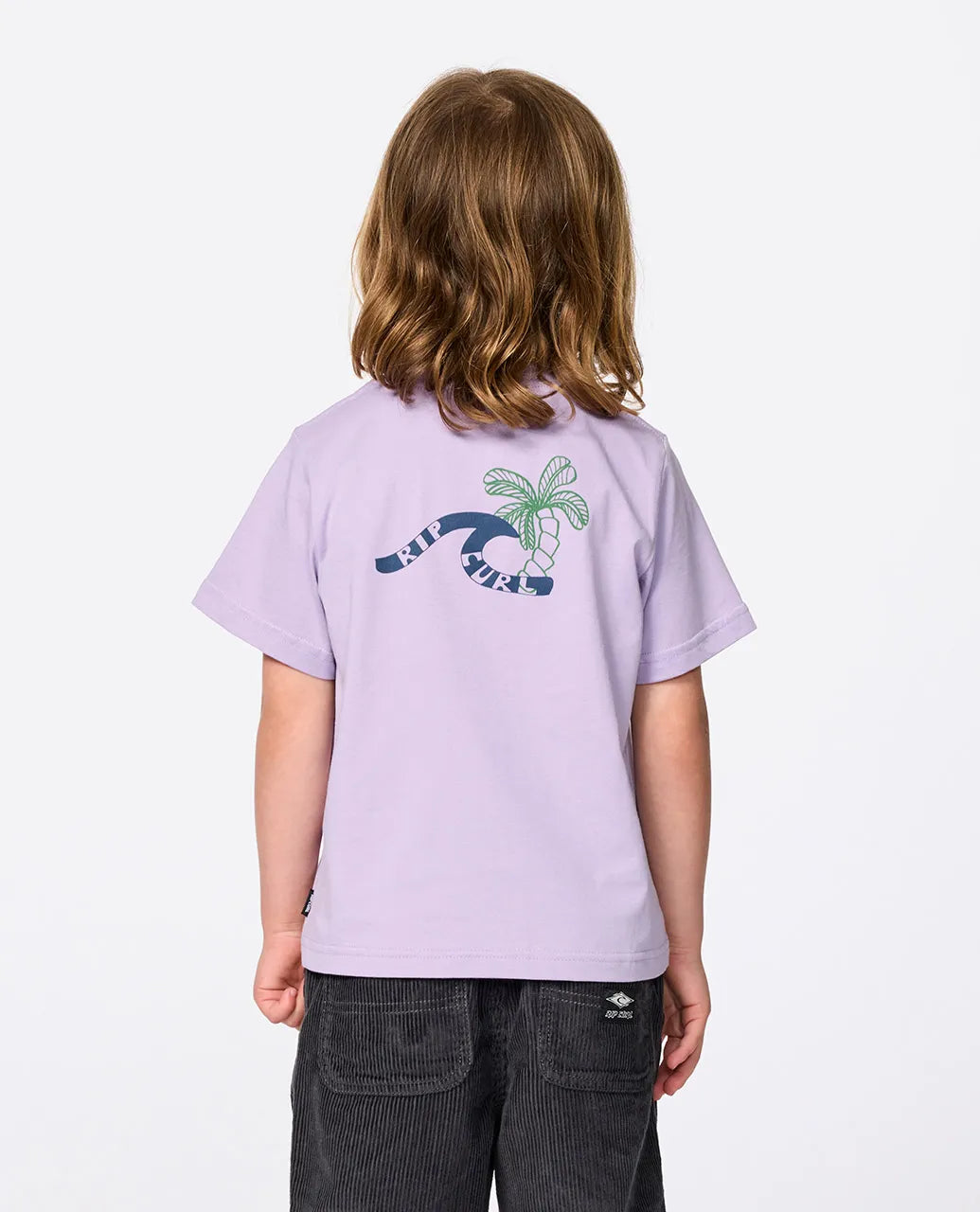 RIP CURL AOTS TY WILLIAMS ART TEE - BOY - ICED LAVENDER