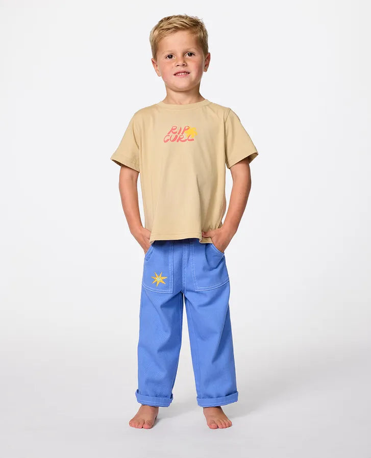RIP CURL AOTS TY WILLIAMS ART TEE - BOY - KHAKI SAND