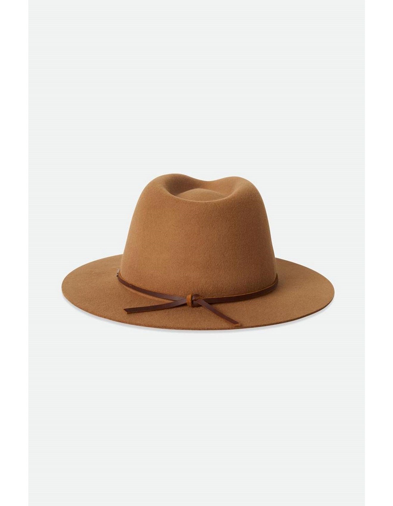 WESLEY PACKABLE FEDORA GOLDEN BROWN