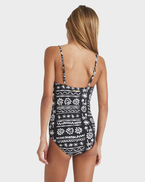 BILLABONG LOST ON YOU ONE PIECE - BLACK