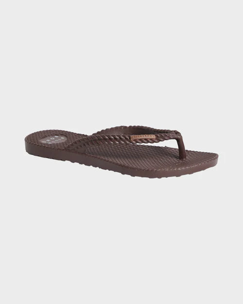 BILLABONG KICK BACK THONG SOLID - ESPRESSO