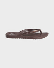 BILLABONG KICK BACK THONG SOLID - ESPRESSO
