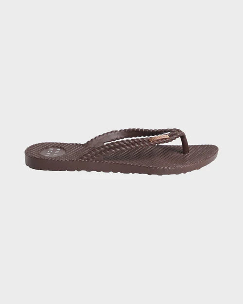 BILLABONG KICK BACK THONG SOLID - ESPRESSO