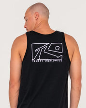 RUSTY BOXED OUT TANK