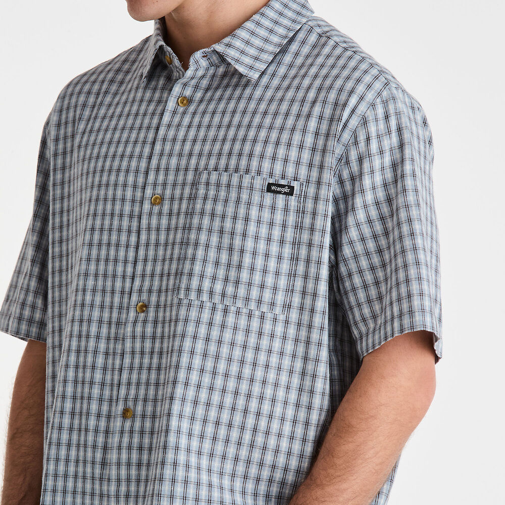 WRANGLER BOXCAR SHIRT - CONCRETE