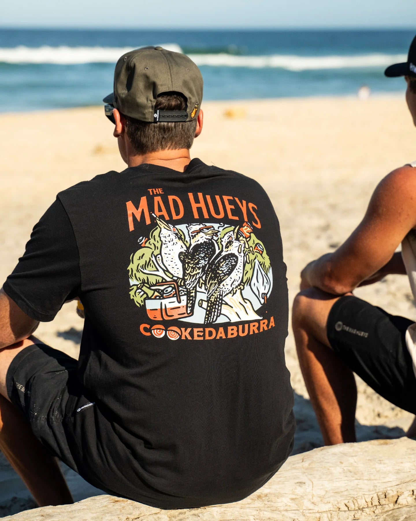 MAD HUEYS COOKEDABURRA TRIO | SS TEE - BLACK