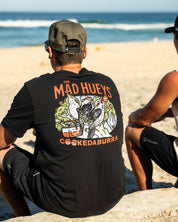 MAD HUEYS COOKEDABURRA TRIO | SS TEE - BLACK