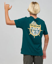 MAD HUEYS CROC CAPTAIN | YOUTH SS TEE - ATLANTIC