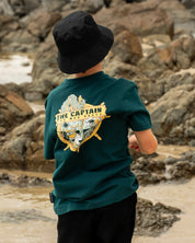 MAD HUEYS CROC CAPTAIN | YOUTH SS TEE - ATLANTIC