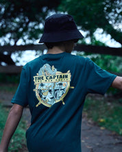 MAD HUEYS CROC CAPTAIN | YOUTH SS TEE - ATLANTIC