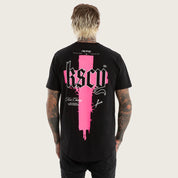 KSCY CHURCH DUAL CURVED TEE JET BLACK