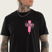 KSCY CHURCH DUAL CURVED TEE JET BLACK