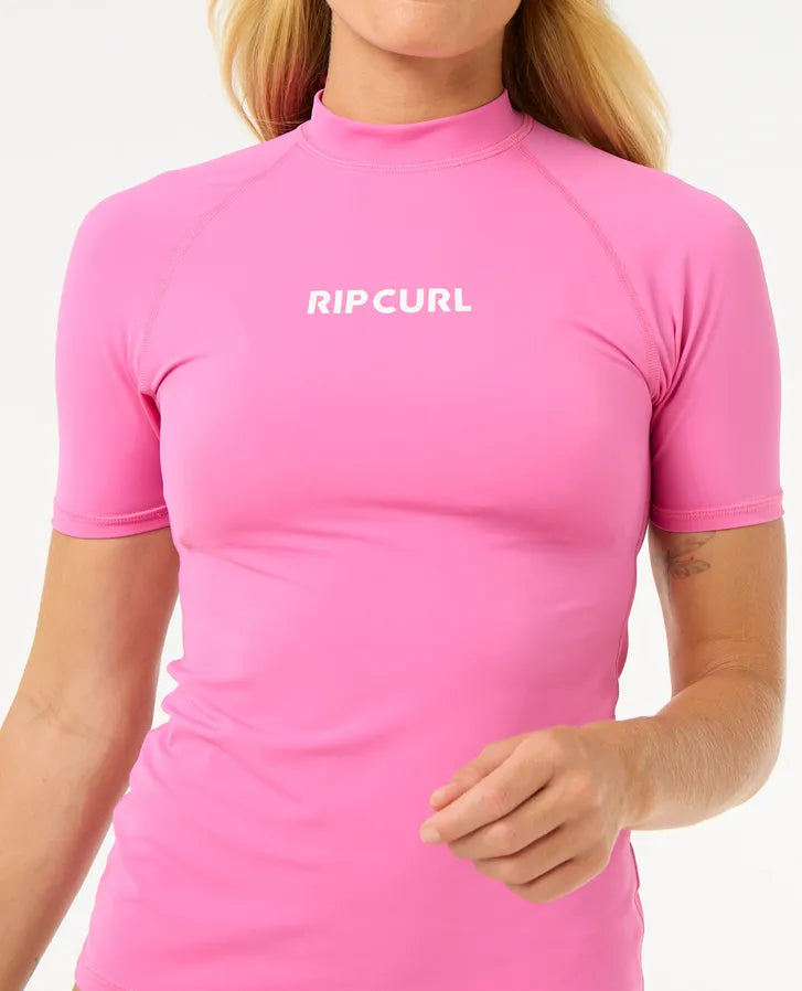 RIP CURL CLASSIC SURF UPF RASHGUARD - PINK