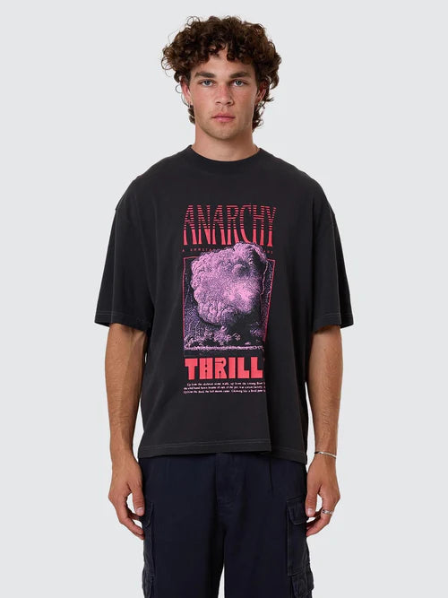 THRILLS CONSTANT CHAOS BOX FIT OVERSIZE SHORT TEE