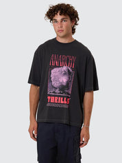THRILLS CONSTANT CHAOS BOX FIT OVERSIZE SHORT TEE
