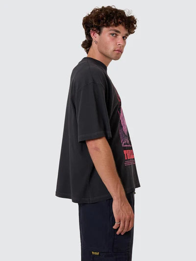 THRILLS CONSTANT CHAOS BOX FIT OVERSIZE SHORT TEE