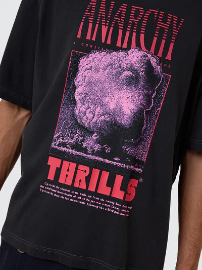 THRILLS CONSTANT CHAOS BOX FIT OVERSIZE SHORT TEE