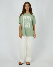 AAE COSTIERA RELAXED TEE - SAGE