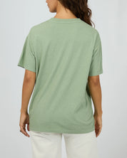AAE COSTIERA RELAXED TEE - SAGE