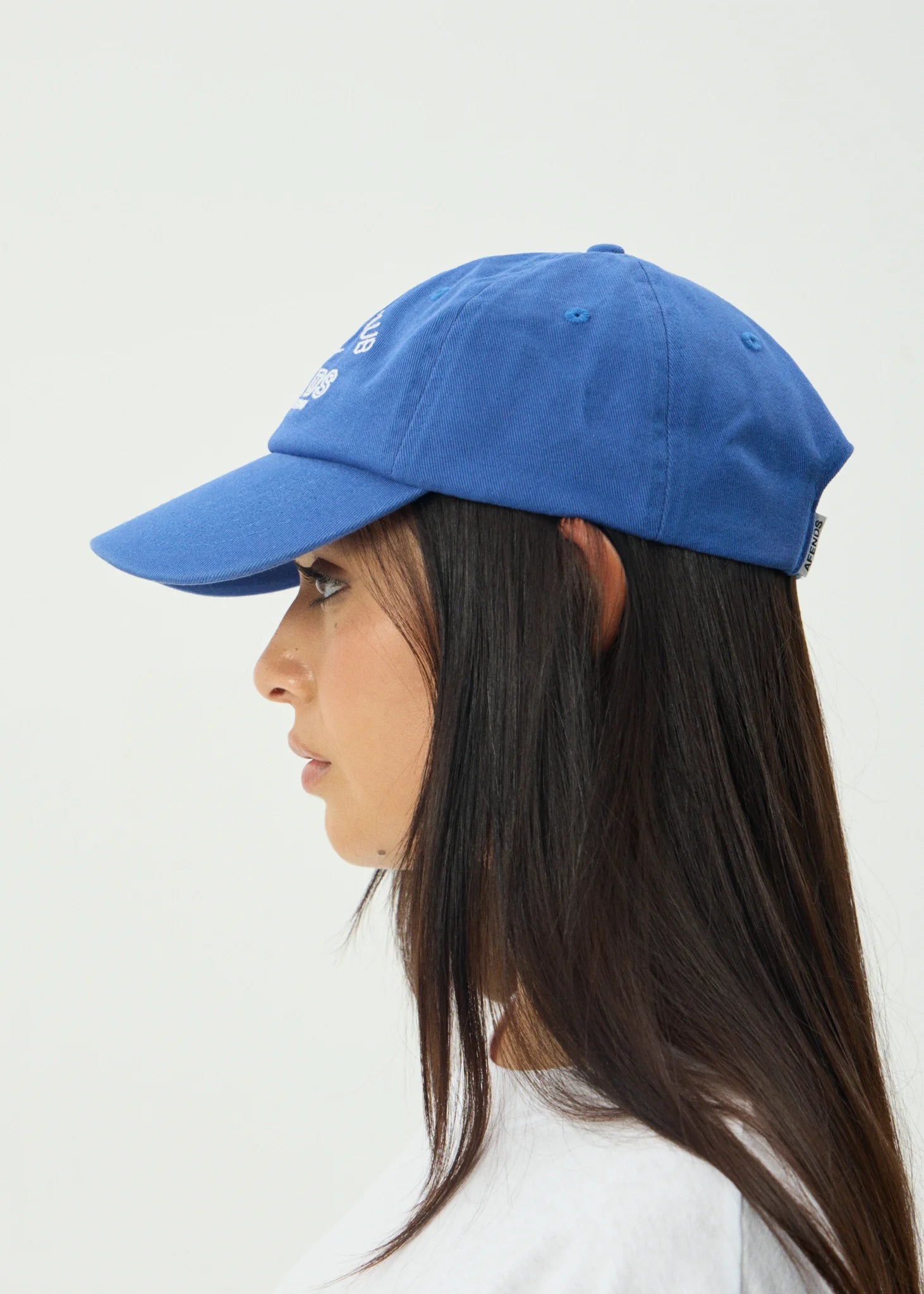 AFENDS CULTIVATE PANELLED CAP – RECYCLED SIX PANEL HAT WITH EMBROIDERY