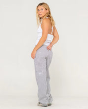 RUSTY EMMA CUT OUT HALTER TOP - WHITE