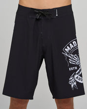 MAD HUEYS FKRS AHOY | 20" BOARDSHORT - BLACK