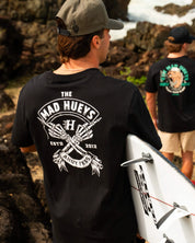 MAD HUEYS FKRS AHOY | SS TEE - BLACK