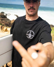 MAD HUEYS FKRS AHOY | SS TEE - BLACK