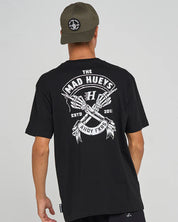 MAD HUEYS FKRS AHOY | SS TEE - BLACK