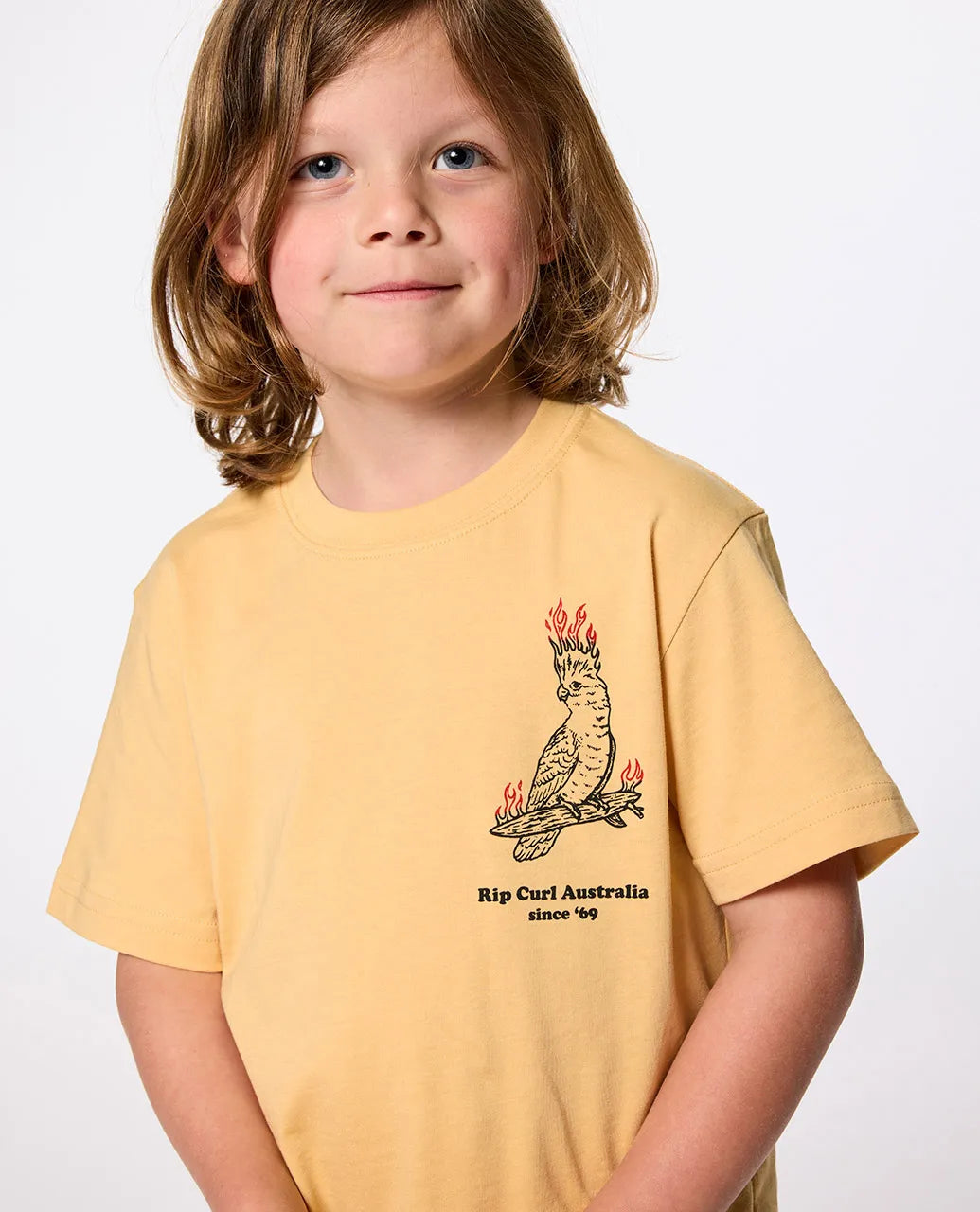 RIP CURL FLAMIN GALAH TEE - BOY