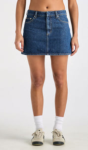 LEE RELAXED MINI SKIRT INDIGO DREAMS