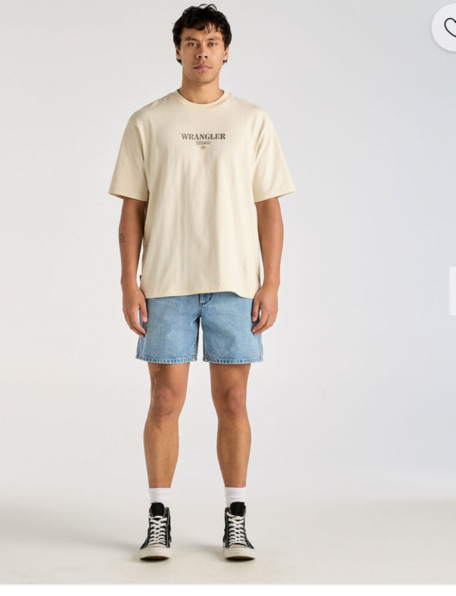 WRANGLER SLACKER SHORT - SALT WATER BLUE
