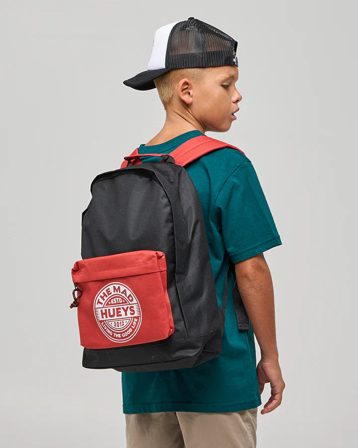 MAD HUEYS GOOD LIFE HUEYS | YOUTH BACKPACK - BLACK